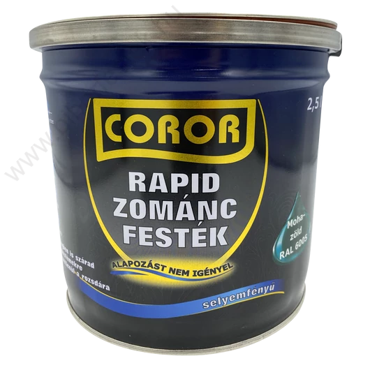 Coror Rapid mohazöld 2,5 l Zománcfesték