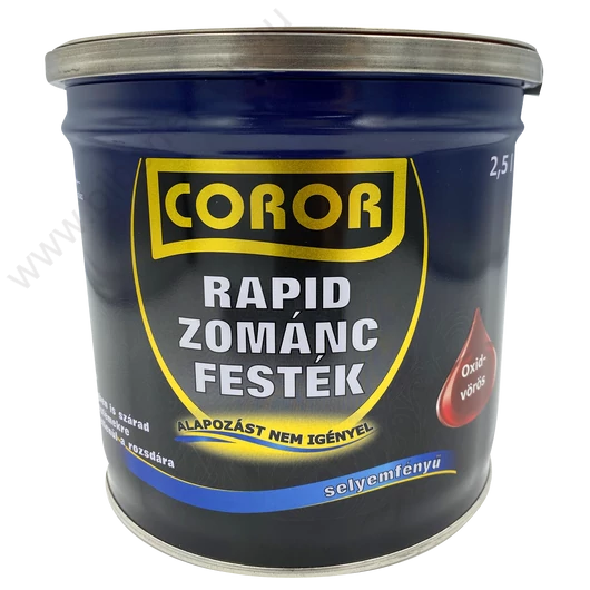 Coror Rapid oxidvörös 2,5 l Zománcfesték