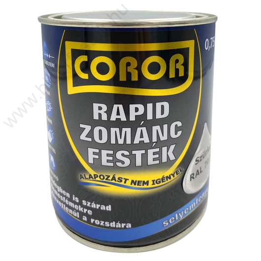 Coror Rapid Zománcfesték Zománcfesték szürke RAL 7035 színben 0,75 l
