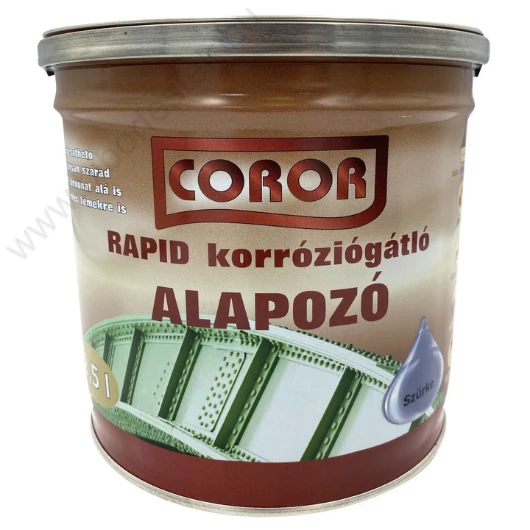 Coror Rapid szürke 2,5 l Korróziógátló alapozó