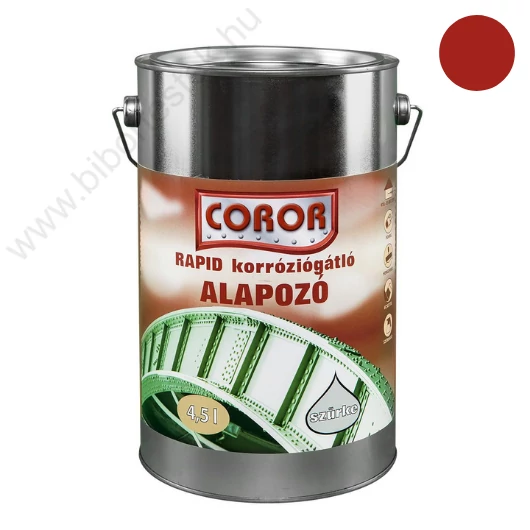 Coror Rapid vörös 4,5 l Korróziógátló alapozó