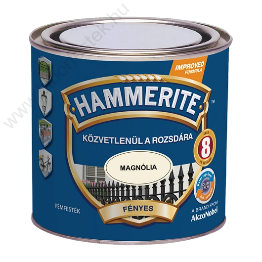 Hammerite közvetlenül rozsdára festék magnólia fényes  0,25 l