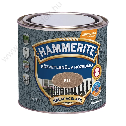 Hammerite közvetlenül rozsdára festék réz kalapácslakk  0,25 l