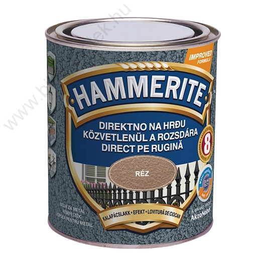 Hammerite közvetlenül rozsdára festék réz kalapácslakk  0,75 l