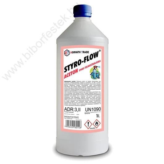 STYRO-FLOW Aceton Ipari felhasználásra 1 l