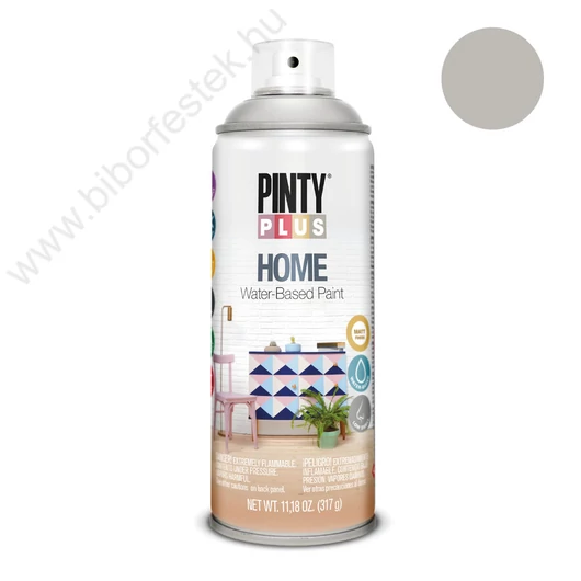 Pinty Plus HOME Grey Moon vizes bázisú festék spray 400ml HM116