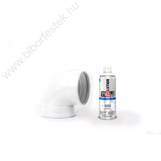 Pinty Plus Evolution Pure White vizes bázisú akril festék spray matt 400ml RAL 9010