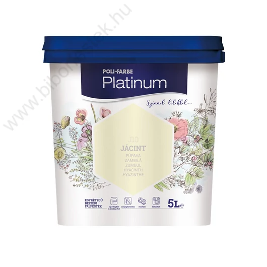 Polifarbe Platinum jácint 5 l színes beltéri falfesték