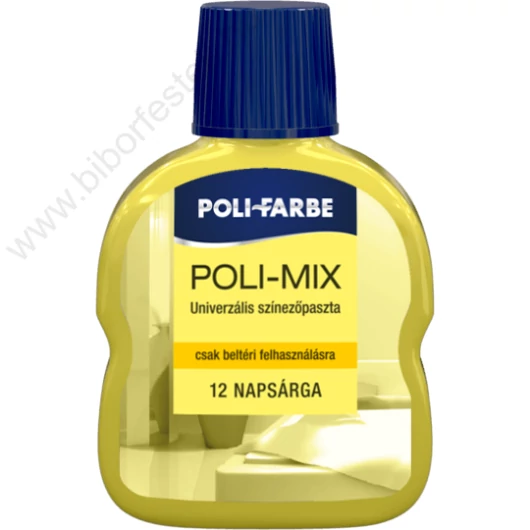 Színezőpaszta Univerzális Poli-Mix napsárga 12 színben 100ml 