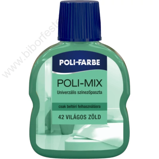 Színezőpaszta Univerzális Poli-Mix világos zöld 42 színben 100ml 