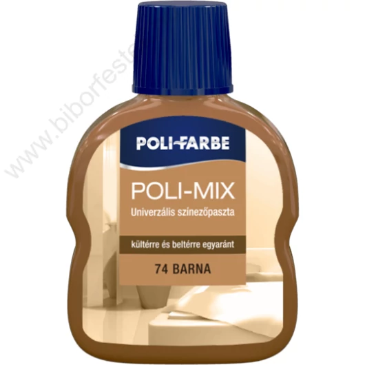 Színezőpaszta Univerzális Poli-Mix barna 74 színben 100ml 