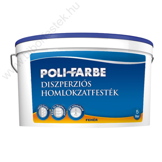 Poli-Farbe Diszperziós Homlokzatfesték fehér 5l