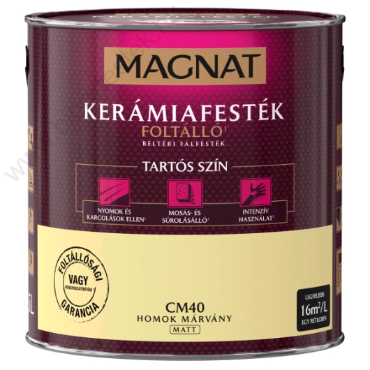 Magnat Kerámiafesték homok márvány 2,5l foltálló beltéri matt CM40