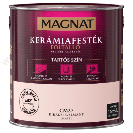 Magnat Kerámiafesték királyi gyémánt 2,5l foltálló beltéri matt CM27