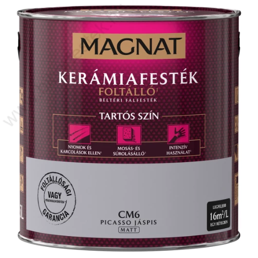 Magnat Kerámiafesték szürke picasso 2,5l foltálló beltéri matt CM6