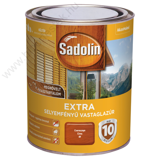 Sadolin Extra cseresznye 0,75 l selyemfényű vastaglazúr