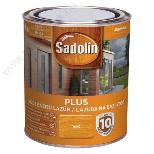 Sadolin Plus vizesbázisú fenyő 0,75 l vastaglazúr