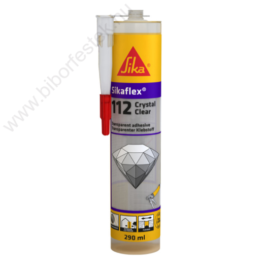 Sikaflex-112 Ragasztó és Tömítő-Ragasztó Crystal Clear 290 ml