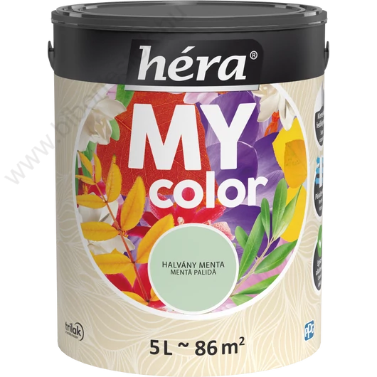 Héra My Color matt beltéri falfesték  halvány menta színű 5l