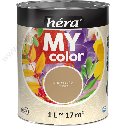 Héra My Color matt beltéri falfesték  nugátkrém színű 1l