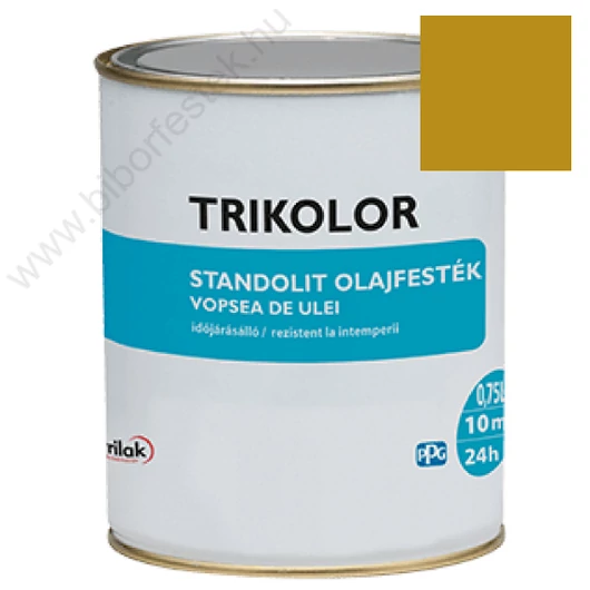 Trikolor Standolit olajfesték 450 okker 0,75l