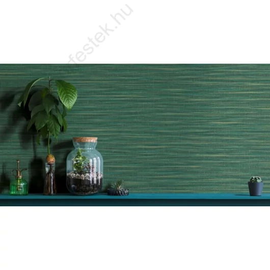 Szövött mintás zöld színű vlies tapéta Botanica/Marburg 33317