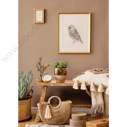 Szövött mintás bézs színű vlies tapéta Botanica/Marburg 33965
