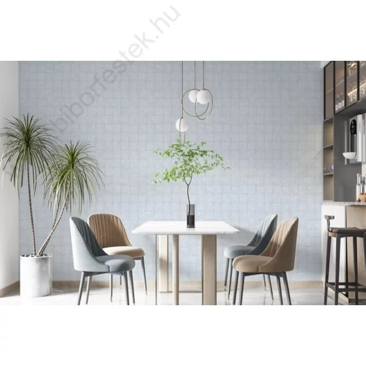 Szövött mintás kék színű vlies tapéta Botanica/Marburg 33969