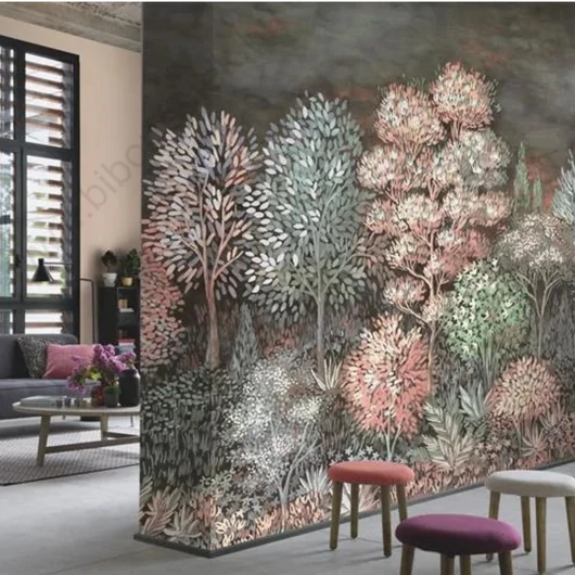 Fa mintás rózsaszín színárnyalatú vlies tapéta Elle Decor 2264-25