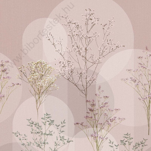Virágmintás rózsaszín színárnyalatú  vlies tapéta Elle Decor 2268-10