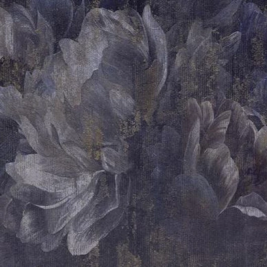 Virágmintás fekete színárnyalatú Vlies tapéta Fashion for walls 4 2556N72