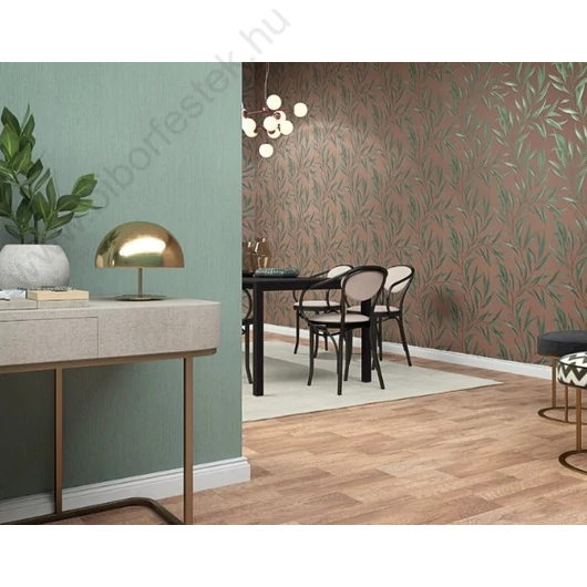 Egyszínű zöld vlies tapéta  Modernista/ Marburg 32229