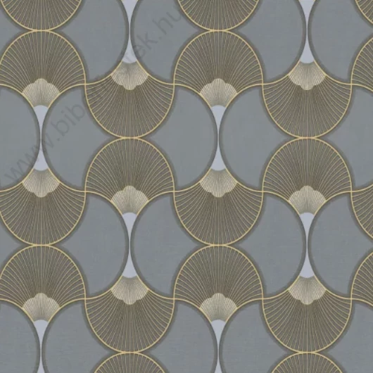 Art Deco mintás arany színárnyalatú vlies tapéta Evora 459348