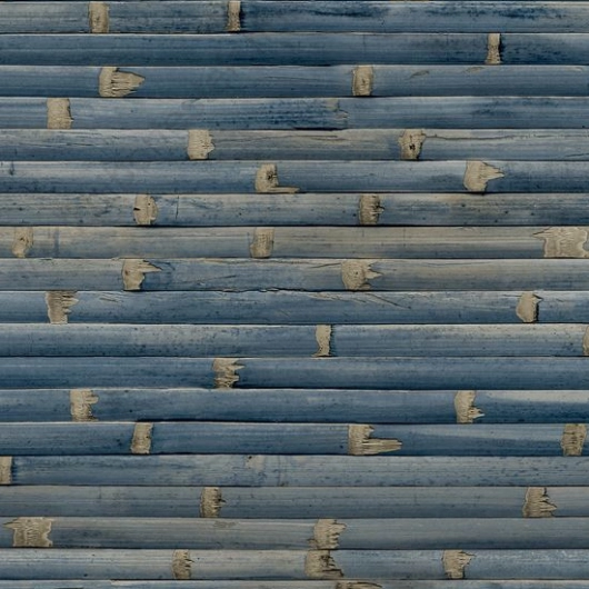 Bambusz mintás kék színárnyalatú vlies tapéta Wanderlust WL1102
