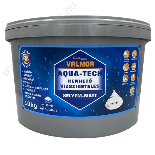 VALMOR Aqua-tech Kenhető Vízszigetelés Fehér 10 Kg