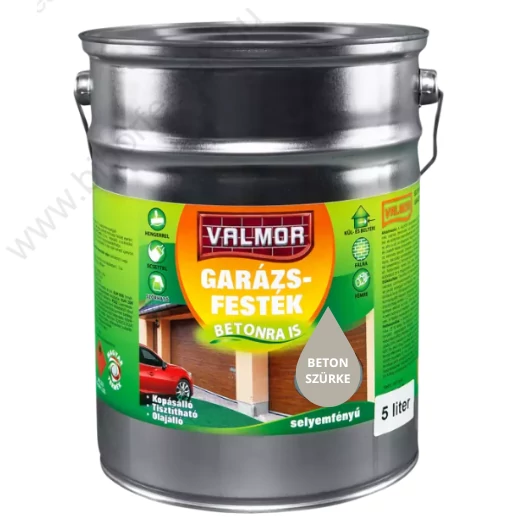 Valmor betonszürke 5 l Garázsfesték RAL 7032