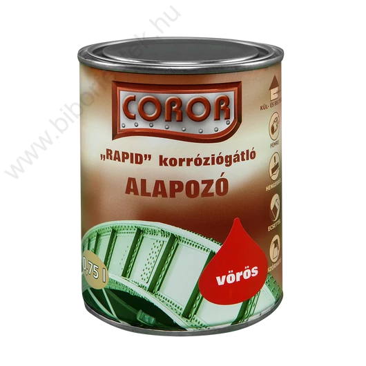 Coror Rapid vörös 0,75 l Korróziógátló alapozó