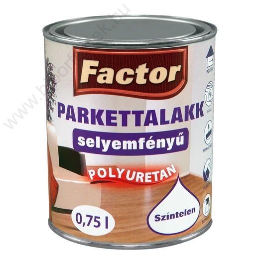 FACTOR Parkettalakk selyemfényű színtelen 0,75l