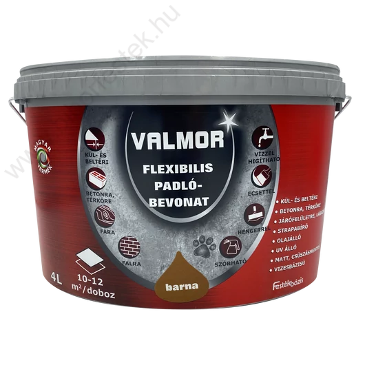 Valmor Flexibilis Padlóbevonat barna 4 l