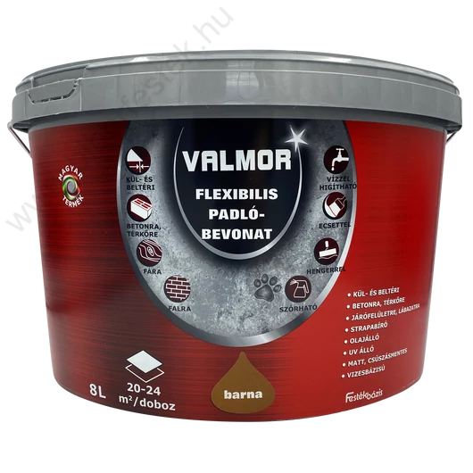 Valmor Flexibilis Padlóbevonat barna 8 l