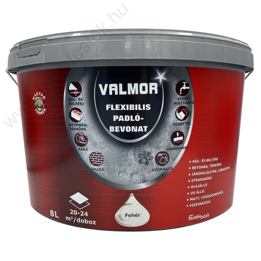 Valmor Flexibilis Padlóbevonat fehér 8 l