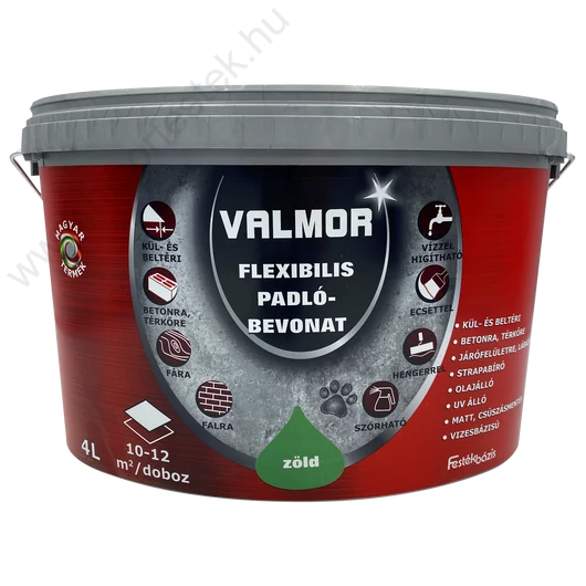 Valmor Flexibilis Padlóbevonat zöld 4 l