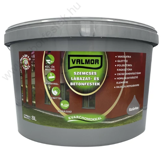 VALMOR Szemcsés szürke 8 l Lábazat- és Betonfesték