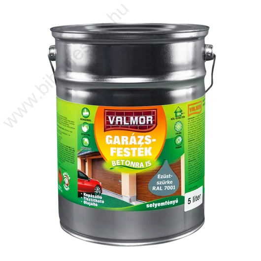 Valmor ezüstszürke 5 l Garázsfesték RAL 7001