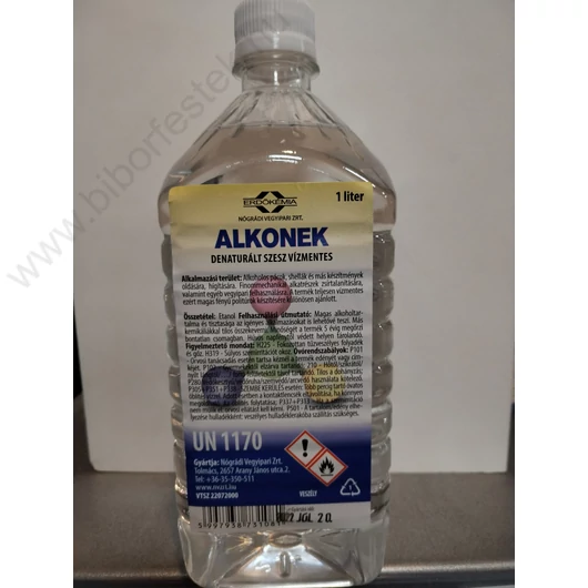 ALKONEK Vízmentes ipari spiritusz 1l