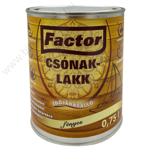 FACTOR Csónaklakk 0,75 l