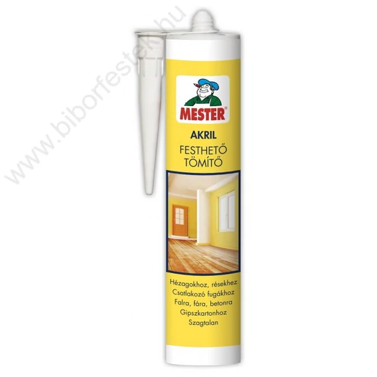 Mester Akril Festhető Tömítő 310 ml fehér