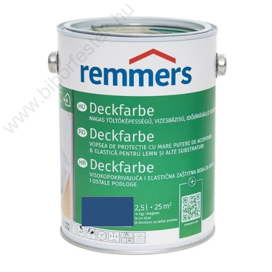 Remmers Deckfarbe Időjárásálló királykék 2,5l fedőfesték