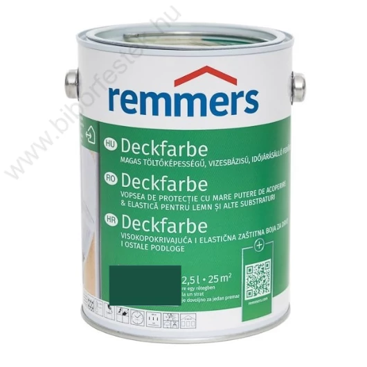Remmers Deckfarbe Időjárásálló mohazöld 2,5l fedőfesték