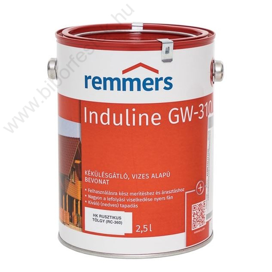 Remmers Induline GW-310 vizesbázisú vékonylazúr sötét cseresznye (FT-30243) 0,75 l